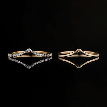Quinn Wishbone Ring Pair